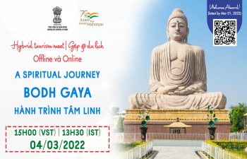 India@75: Conference on Buddhist Tourism "Bodh Gaya - A Spiritual Journey"